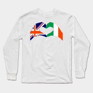 We Heart UK & Ireland Patriot Flag Series Long Sleeve T-Shirt